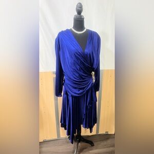 Royal Blue Long Sleeve Dress